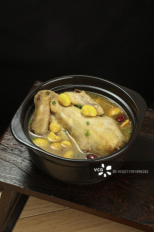 板栗炖鸡 板栗焖鸡图片素材