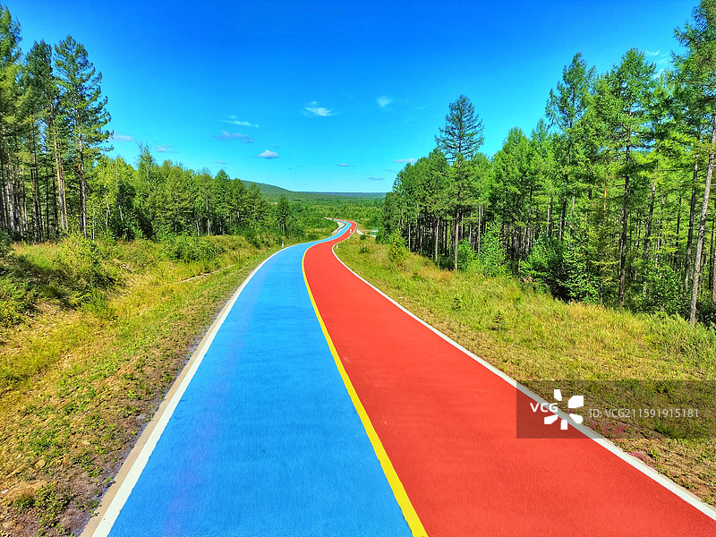 黑龙江省大兴安岭漠河G331醉美边防路图片素材