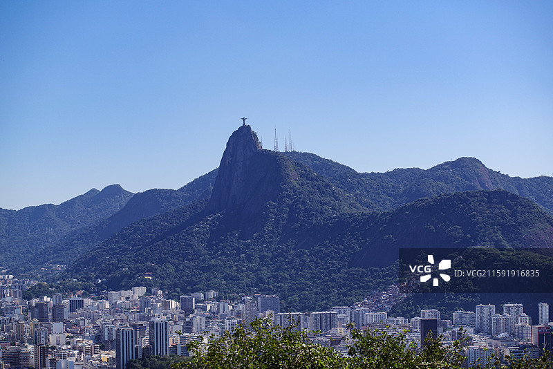 巴西里约热内卢耶稣山全景图片素材