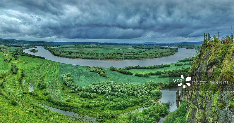 黑龙江大兴安岭呼玛县鹿鼎山景区图片素材