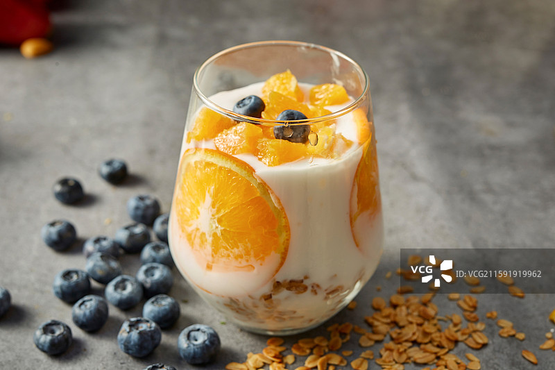 水果捞酸奶图片素材