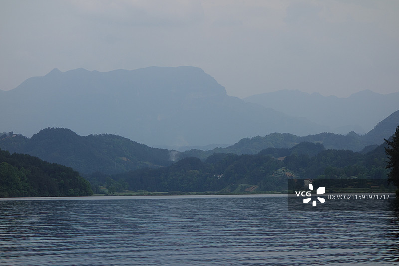 陕西省陕南汉中市南郑区红寺湖图片素材