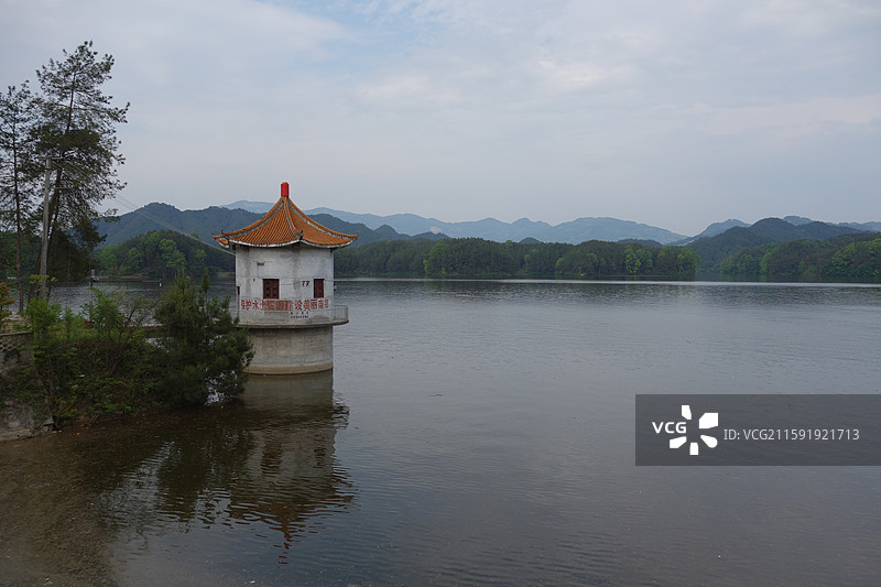 陕西省陕南汉中市南郑区红寺湖图片素材