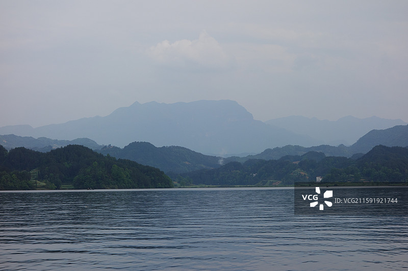 陕西省陕南汉中市南郑区红寺湖图片素材