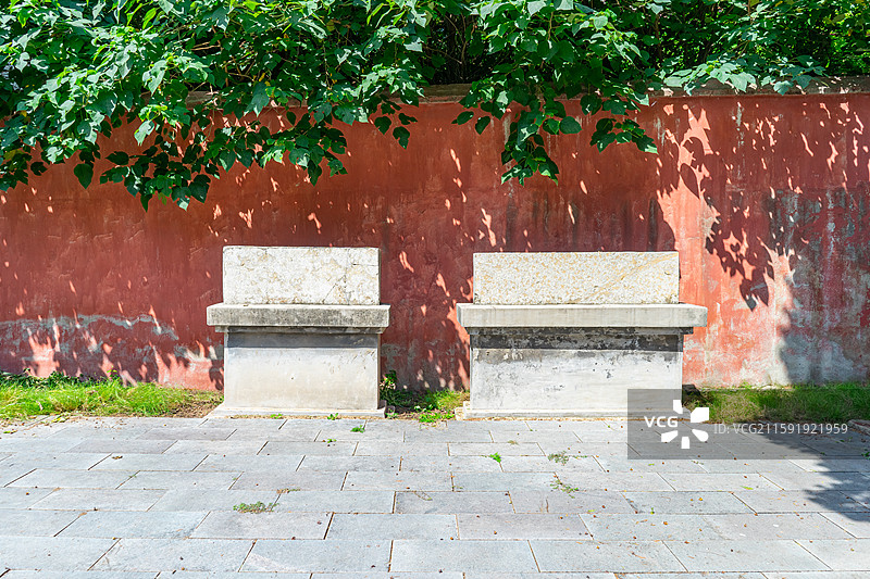 中国山东泰安肥城吕仙景区湖屯镇陶山范蠡祠寺庙遗址，古老的石碑石刻，户外白昼无人图像摄影图片素材