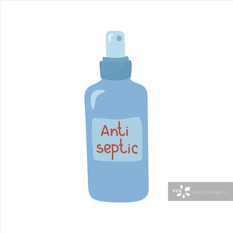 消毒剂一瓶消毒液图片素材