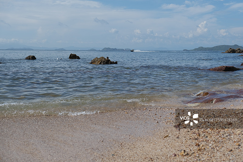 深圳南澳鹿嘴山庄海景风光图片素材