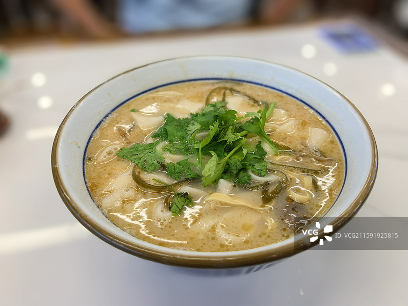 河南特色美食羊肉烩面图片素材