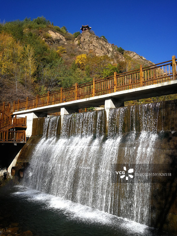 雾灵山秋色 北京密云图片素材