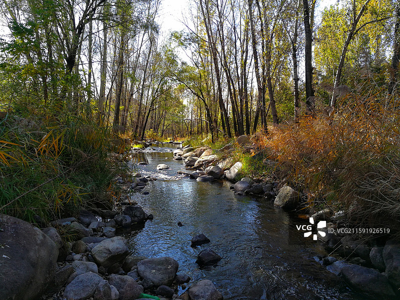 雾灵山秋色 北京密云图片素材