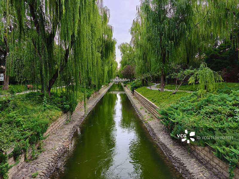 北京菖蒲河公园图片素材