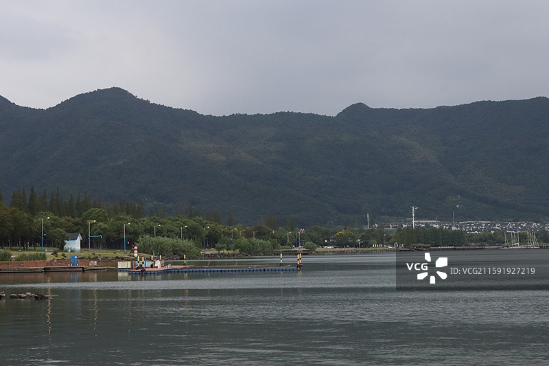 宁波东钱湖韩岭老街图片素材