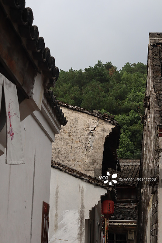 宁波东钱湖韩岭老街图片素材