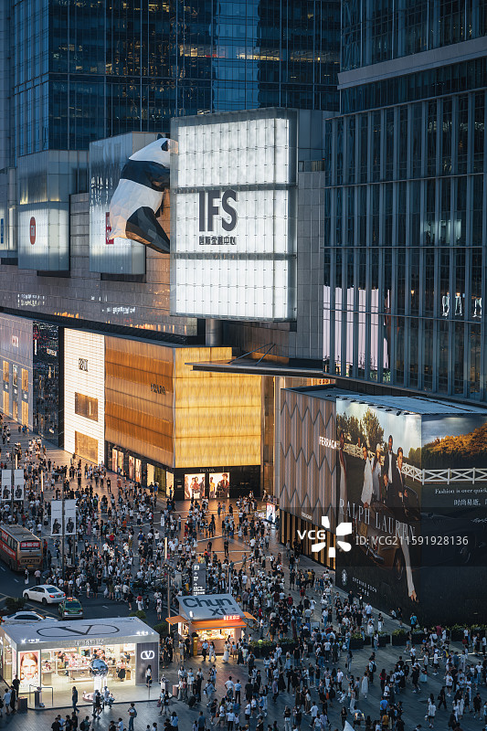 成都IFS国际金融中心图片素材