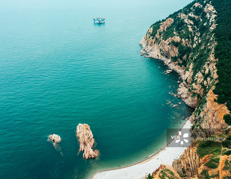 烟台长岛九丈崖景区图片素材