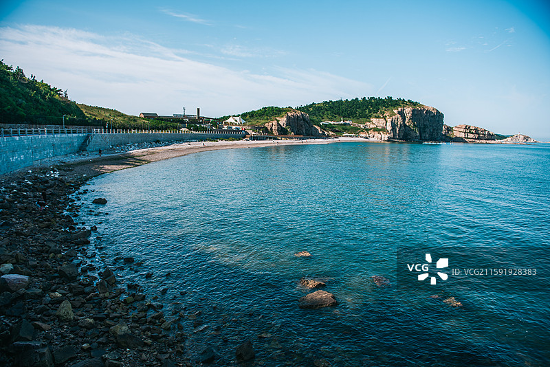 烟台长岛九丈崖景区图片素材