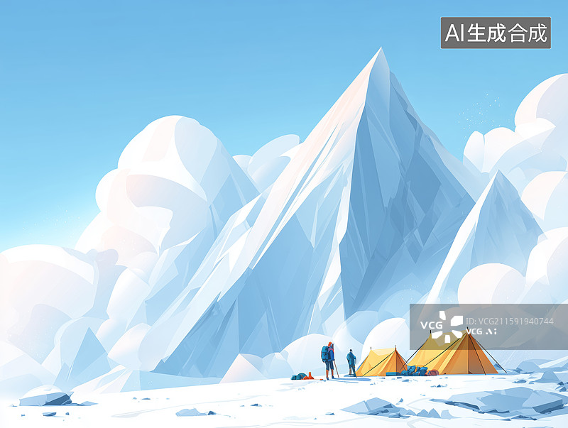 【AI数字艺术】电商户外旅行徒步用品购物节海报图片素材