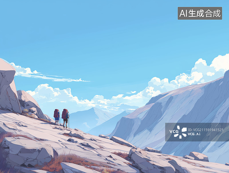 【AI数字艺术】电商户外旅行徒步用品购物节海报图片素材