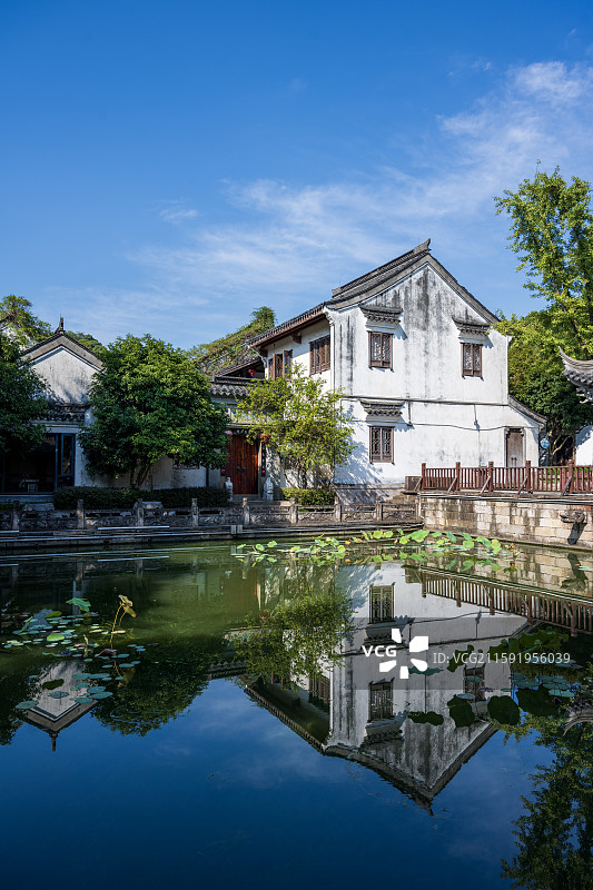 杭州湘湖下孙文化村图片素材