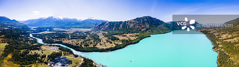 喀纳斯湖图片素材