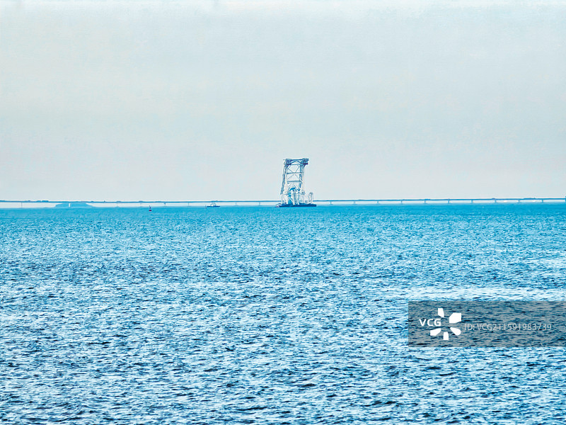 浙江嘉兴海盐观海园看海图片素材
