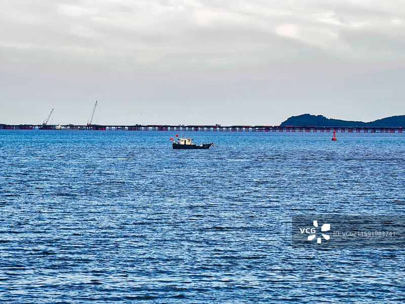 浙江嘉兴海盐观海园看海图片素材