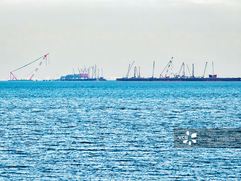 浙江嘉兴海盐观海园看海图片素材