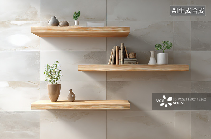 【AI数字艺术】墙面隔板图片素材