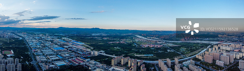 赤峰市 红山区 松洲公园 松山区 赤峰商厦 航拍 地标图片素材