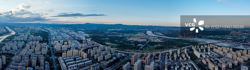 赤峰市 红山区 松洲公园 松山区 赤峰商厦 航拍 地标图片素材