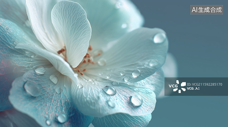 【AI数字艺术】超现实花卉特写图片素材
