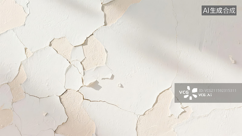 【AI数字艺术】剥落的墙面纹理图片素材