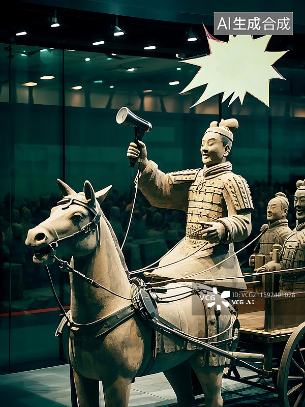 【AI数字艺术】兵马俑博物馆图片素材