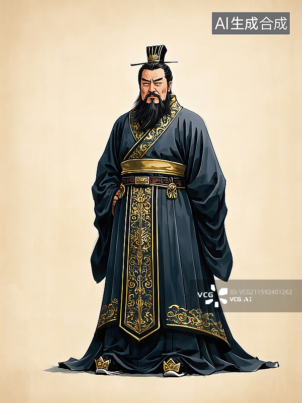 【AI数字艺术】曹操画像图片素材