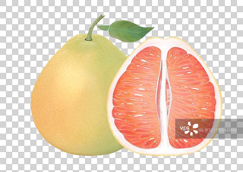 红心柚图片素材