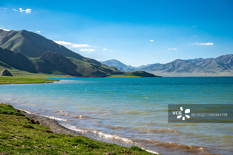 青海果洛东给措那湖图片素材