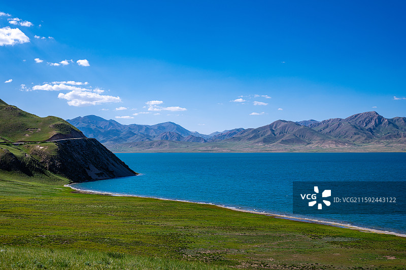青海果洛东给措那湖图片素材