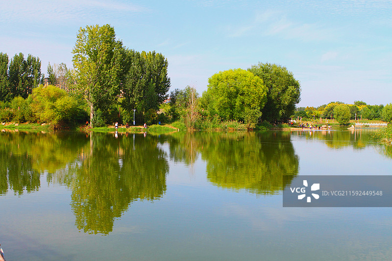 秋色 摄于磁县如意湖图片素材