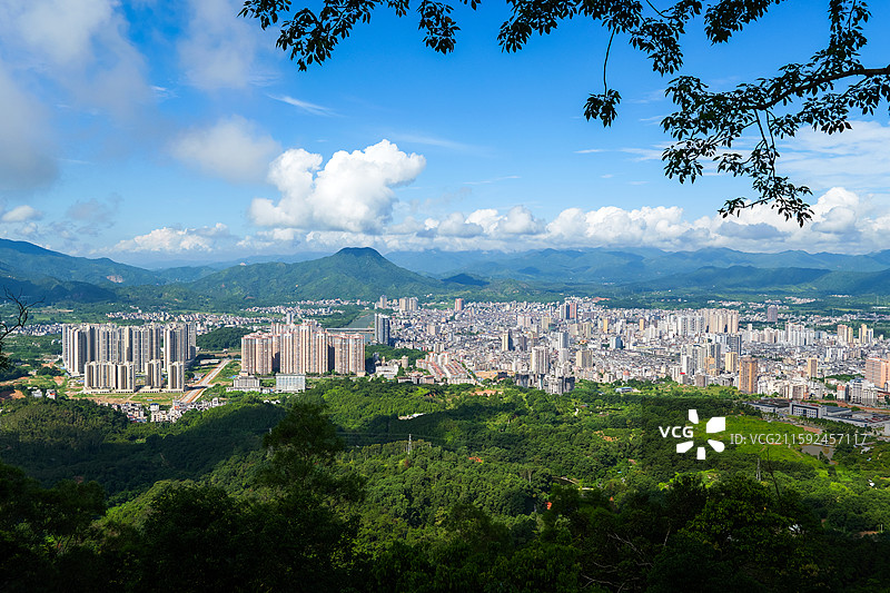 揭西县城，广东全域旅游城市图片素材