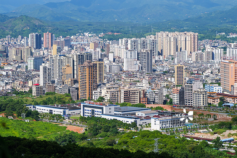 揭西县城，广东全域旅游城市图片素材