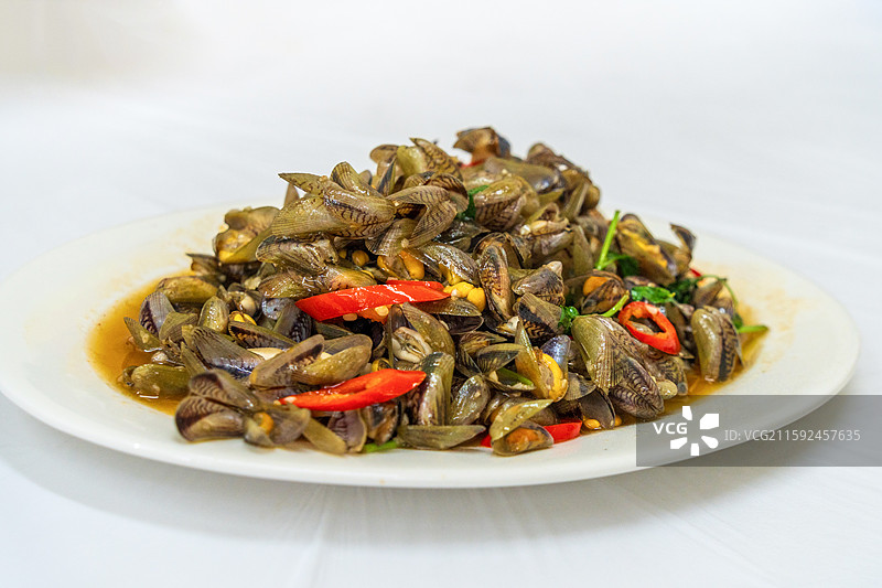 一盘海瓜子图片素材