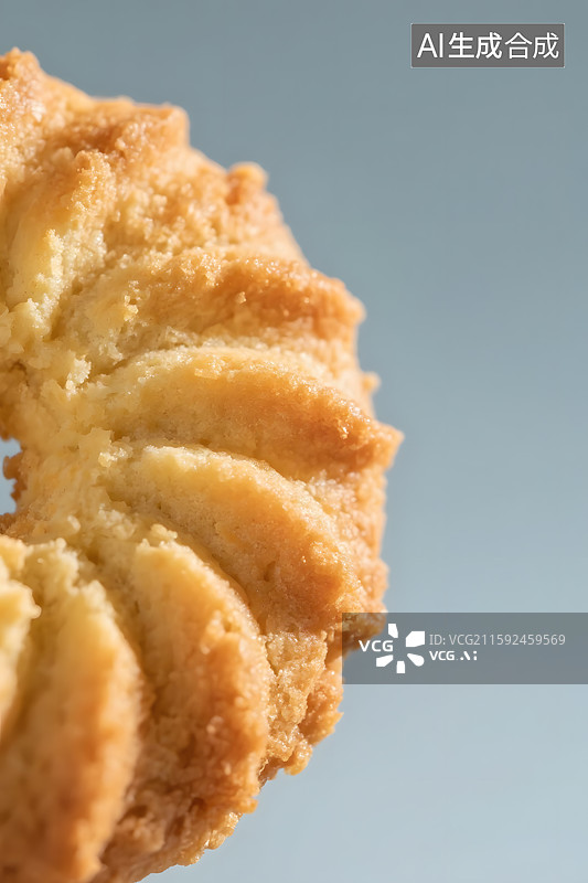 【AI数字艺术】香甜酥脆的曲奇饼干图片素材