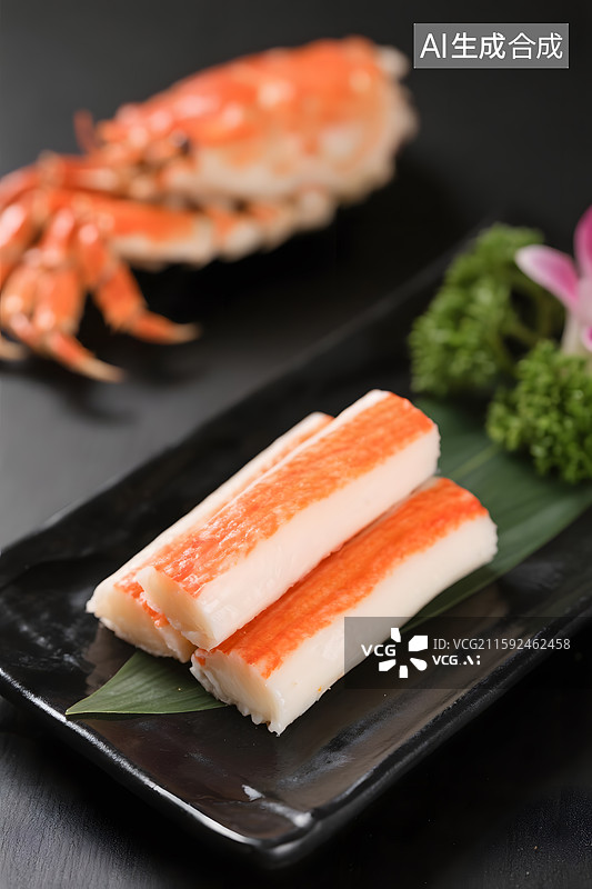 【AI数字艺术】蟹肉棒的美味诱惑图片素材