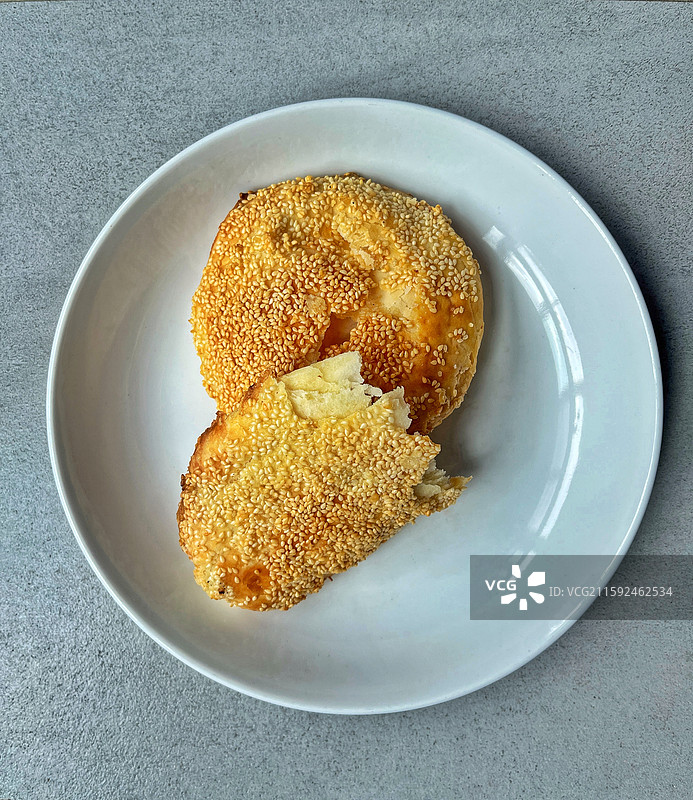 可口的香酥烧饼图片素材