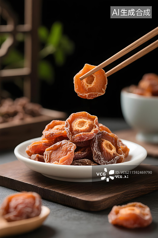 【AI数字艺术】甜蜜蜜饯，无核话梅肉图片素材