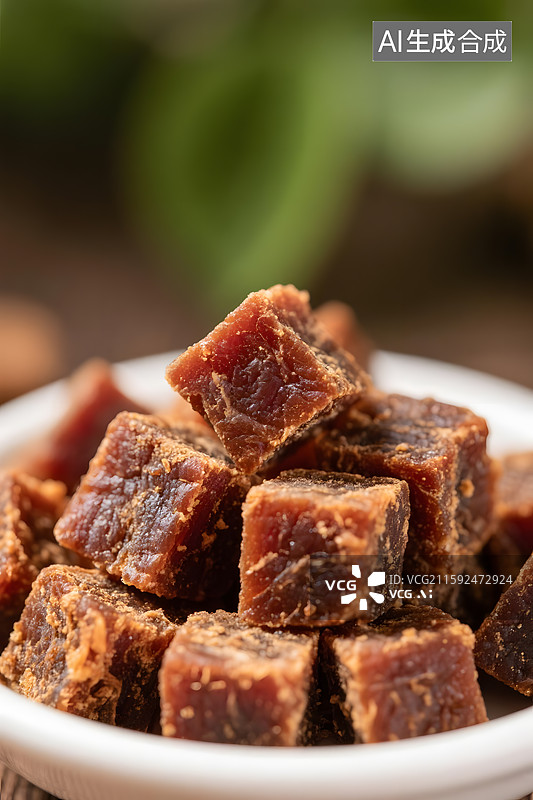 【AI数字艺术】方块牛肉干颗粒图片素材