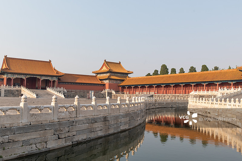 故宫金水河图片素材