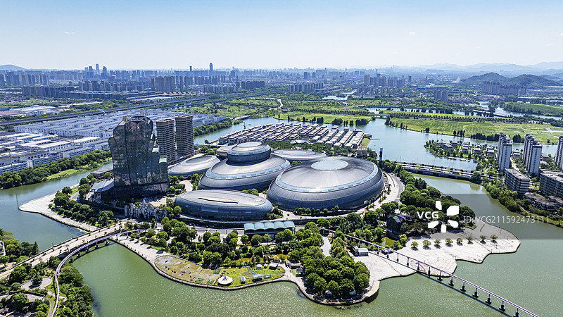 绍兴柯桥东方山水乐园图片素材