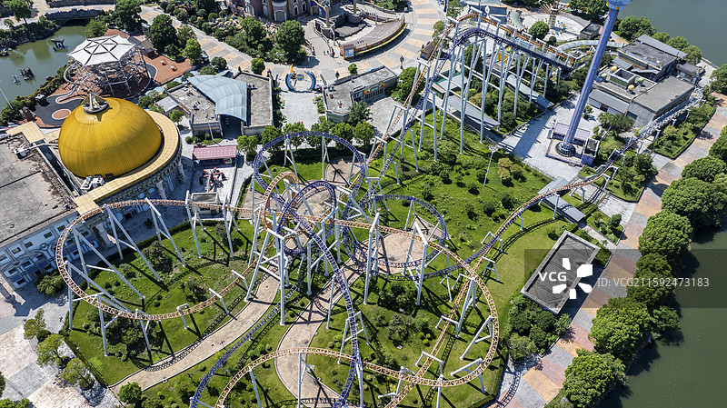 绍兴柯桥东方山水乐园图片素材