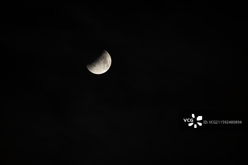 红月亮月食图片素材